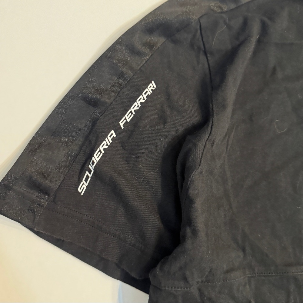 Puma Black Ferrari Logo Men's Tee - Picture 2 of 6